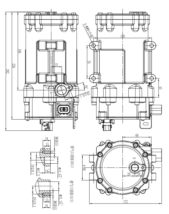 渦旋式電動(dòng)壓縮機(jī)DY50A